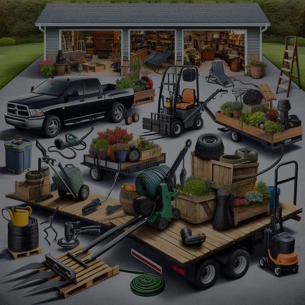 Quelles solutions existent pour déménager de lourds équipements de jardinage ?