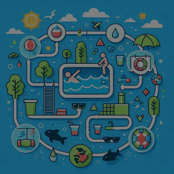 Quelles sont les meilleures stratégies pour réduire l'usage de l'eau dans l'entretien des piscines ?